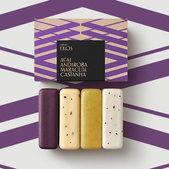 EKOS - Exfoliating Soap Bar Acai-Andiroba-Passion Fruit Chestnut