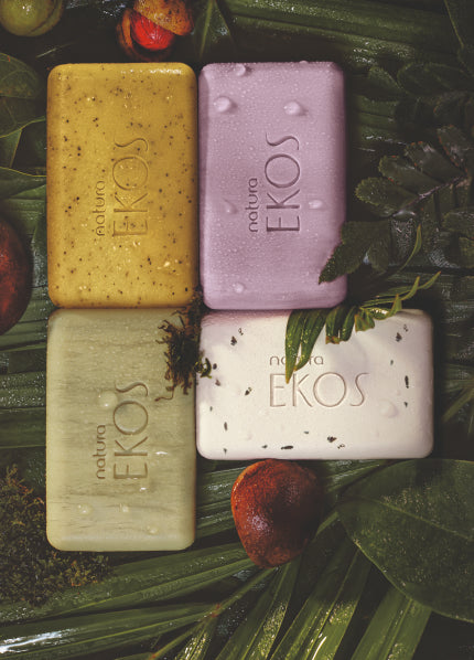 EKOS - Exfoliating & Creamy Soap Bar Chestnut - Andiroba - Açaí - Passion Fruit