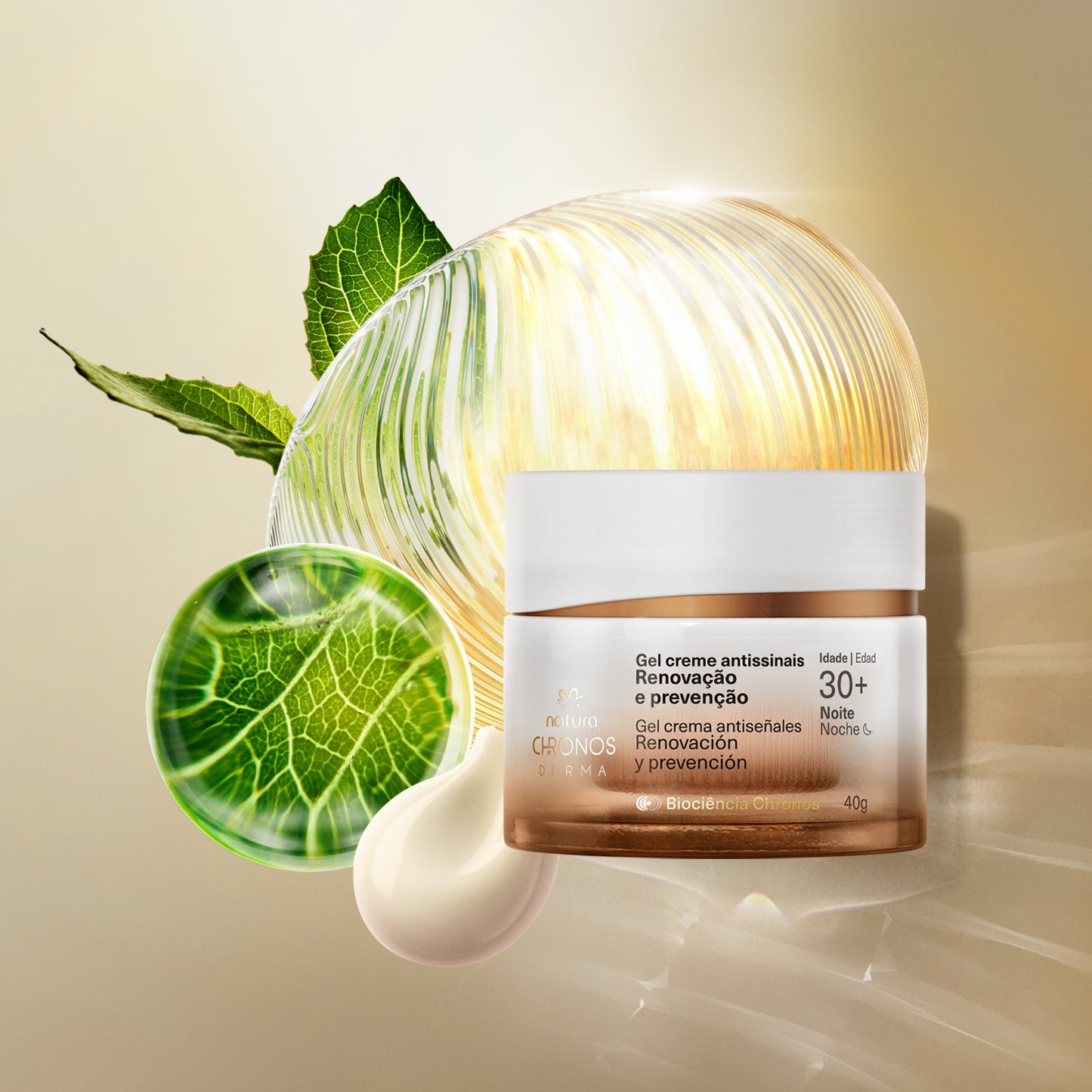 CHRONOS -Anti-aging Renewal and Prevention Cream Gel 30+ Night Chronos Derma