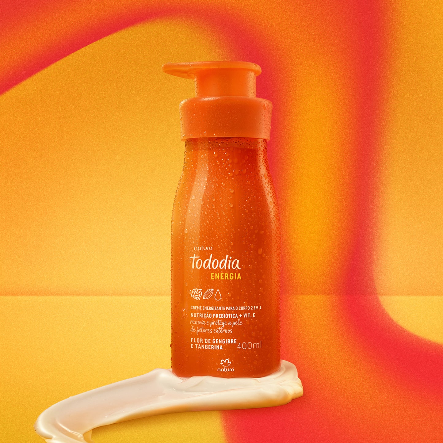 TODODIA - Nourishing Body Cream Flor de Gengibre e Tangerina
