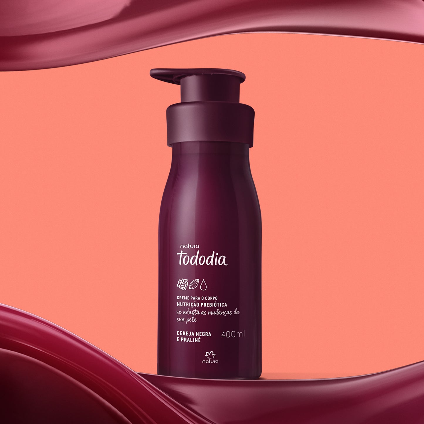 TODODIA - Nourishing Body Cream Cereja Negra e Praliné