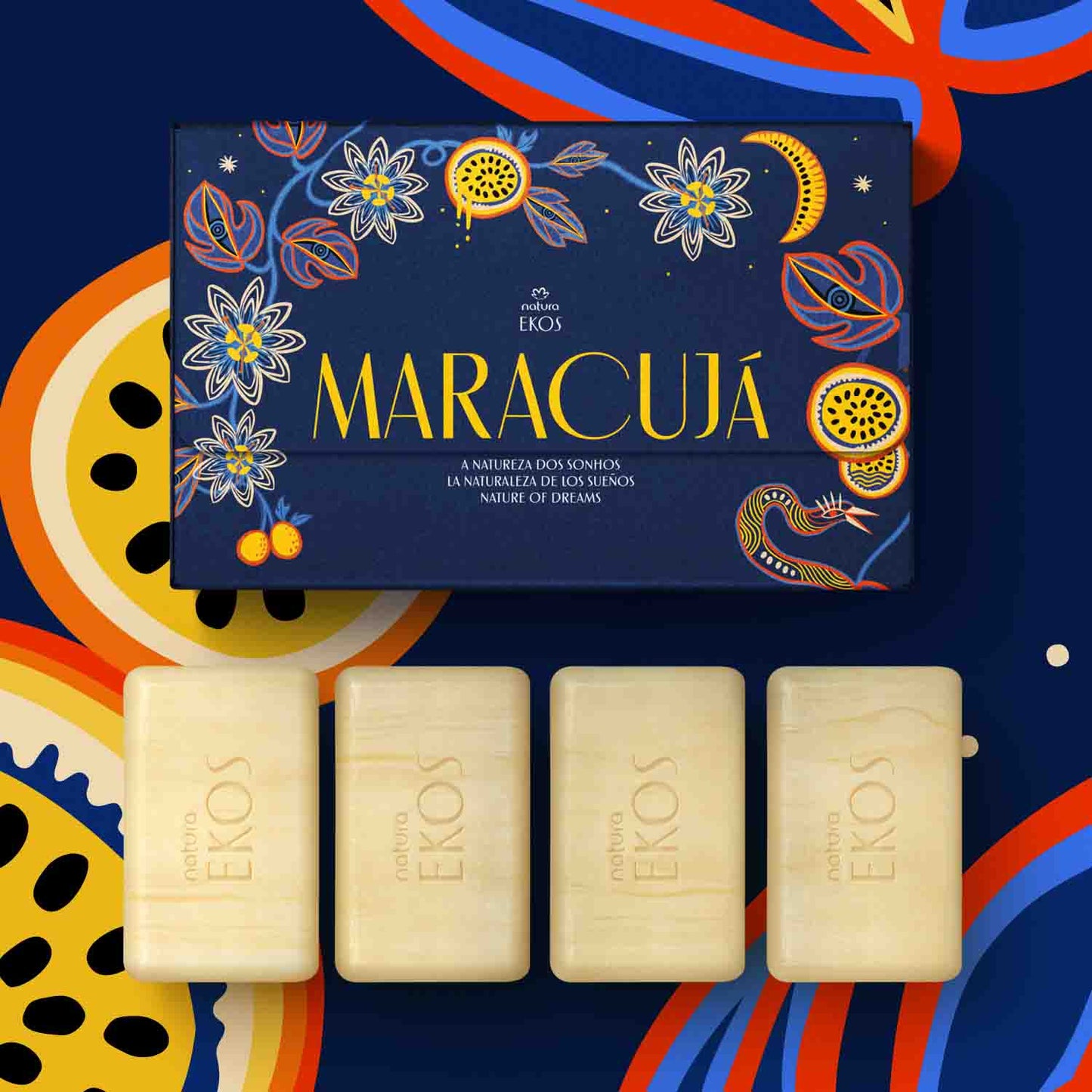 EKOS - Pure Vegetable Bar Soap Passion Fruit Nature of Dreams