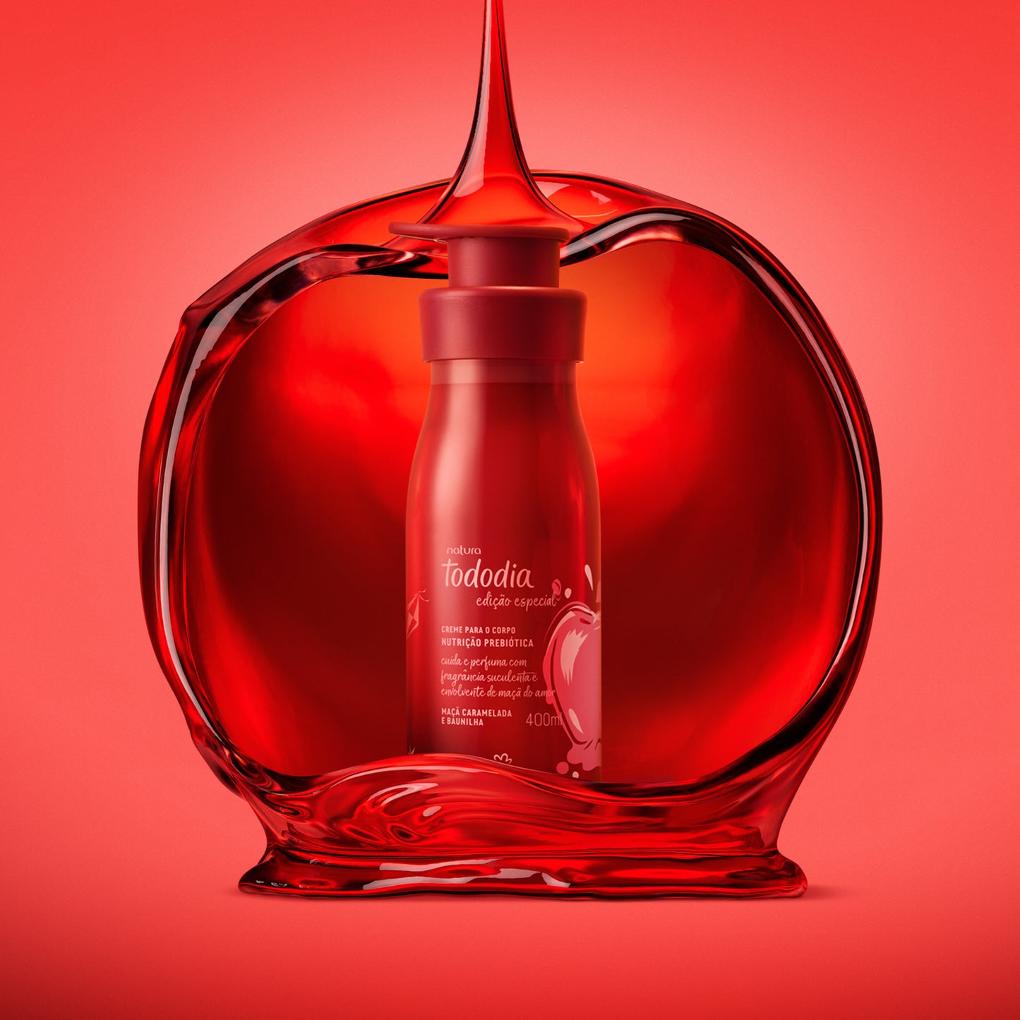TODODIA - Body Cream Maçã do Amor e Baunilha