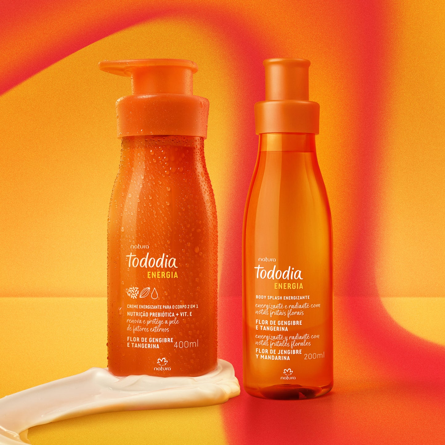 TODODIA- Energy Set Ginger Flower and Tangerine with Body Splash