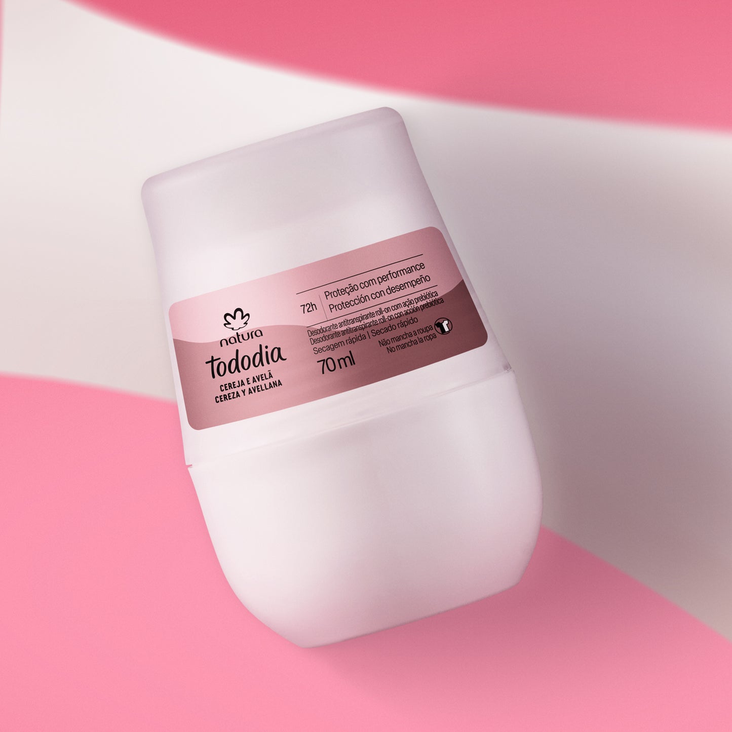 TODODIA - Roll-On Antiperspirant Deodorant Cherry and Hazelnut