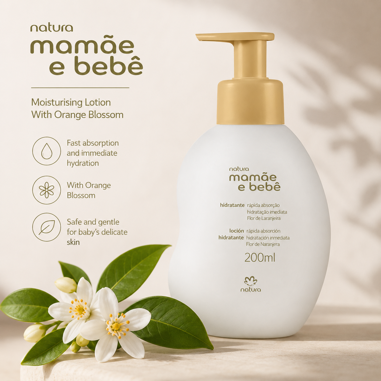 Mom&Baby Orange Blossom Body Lotion 200ml