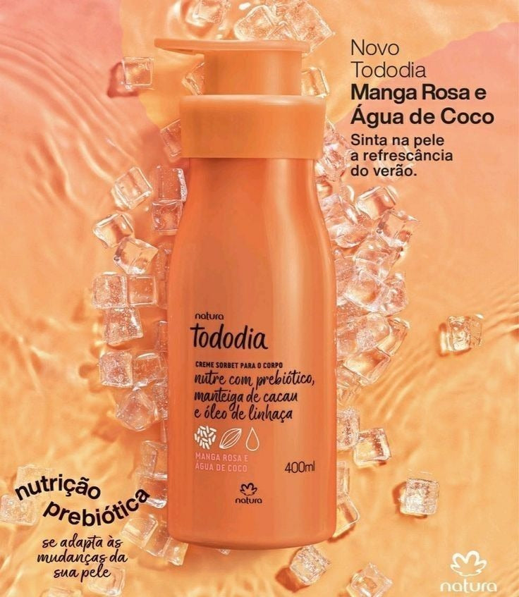 TODODIA - Nourishing Body Cream Manga Rosa e agua de coco.