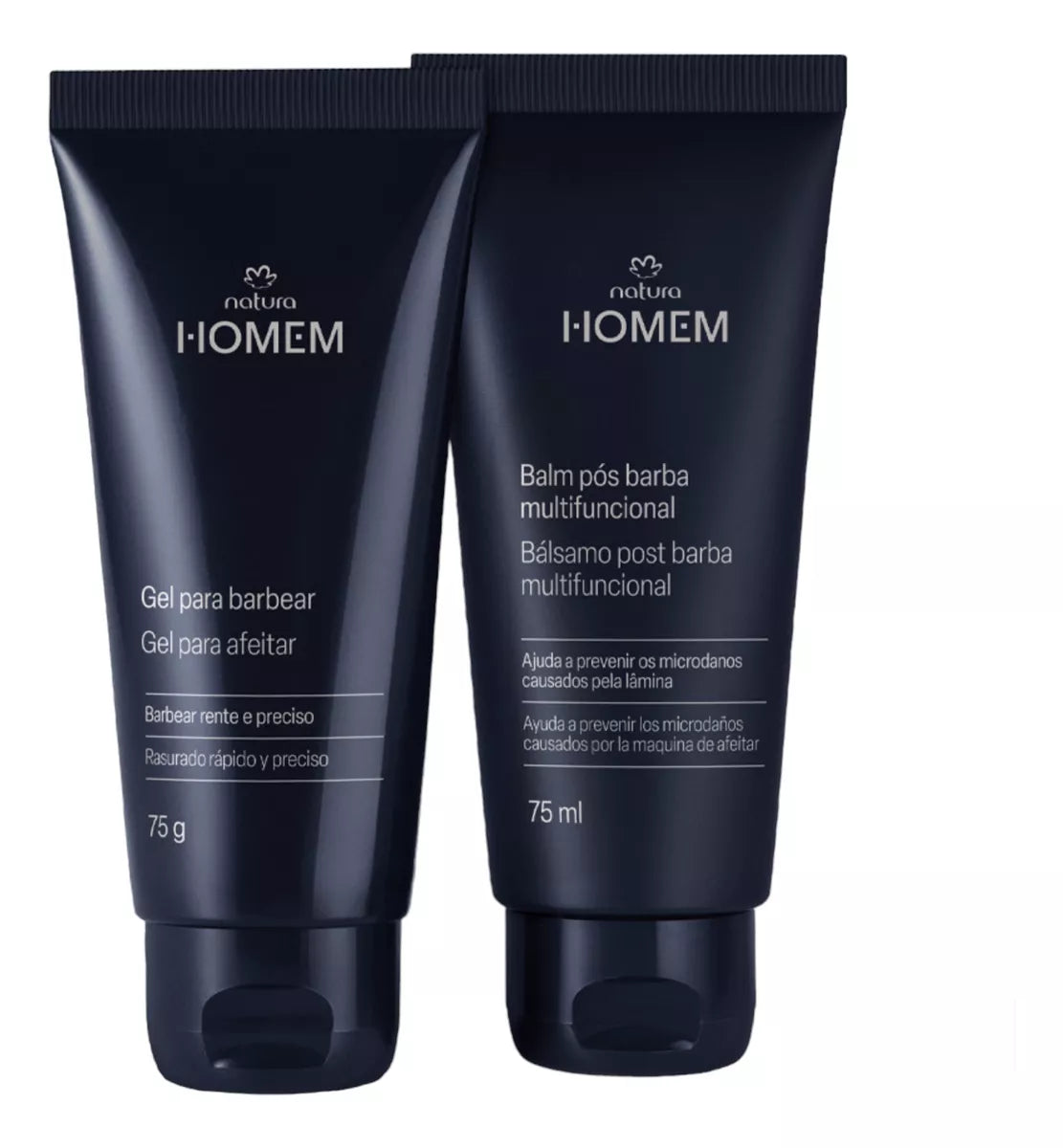 Natura Men's Aftershave Balm & Shaving Gel Set
