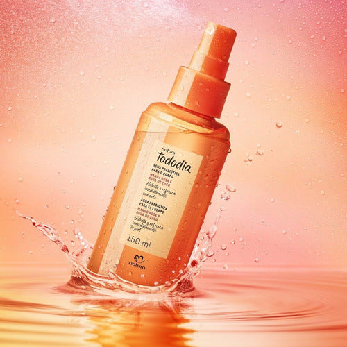 TODODIA - Prebiotic Body Water Pink Mango and Coconut water.