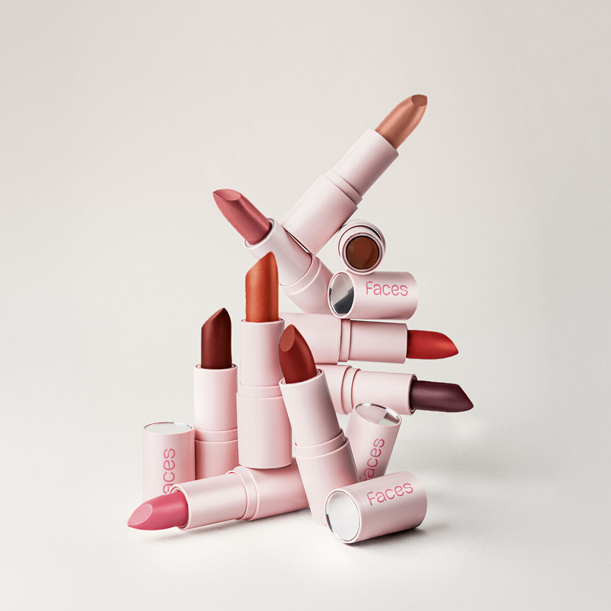 Faces Creamy Under Red Lipstick