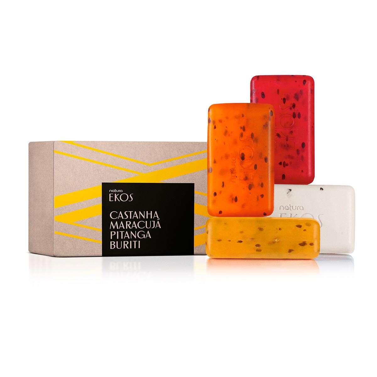 EKOS - Exfoliating Soap Bar Chestnut-Passionfruit-Pitanga- Moriche Palm