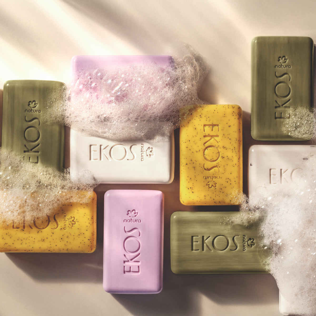 EKOS - Exfoliating & Creamy Soap Bar Chestnut - Andiroba - Açaí - Passion Fruit