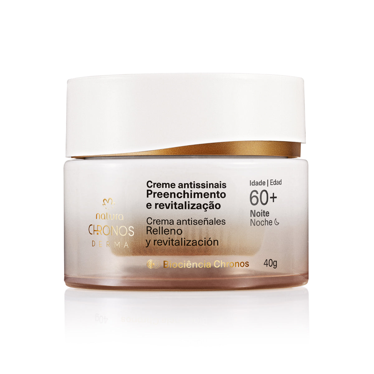 Chronos Anti-aging Cream Filling and Revitalization 60+ Night Chronos Derma