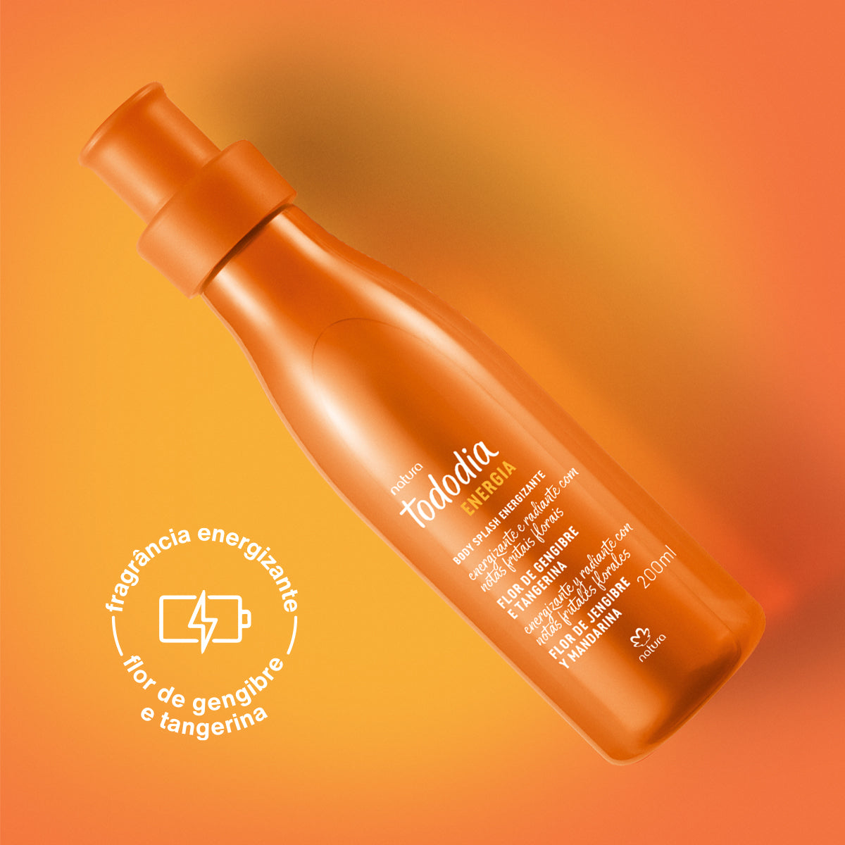 TODODIA - Flor de Gengibre e Tangerina Body Splash