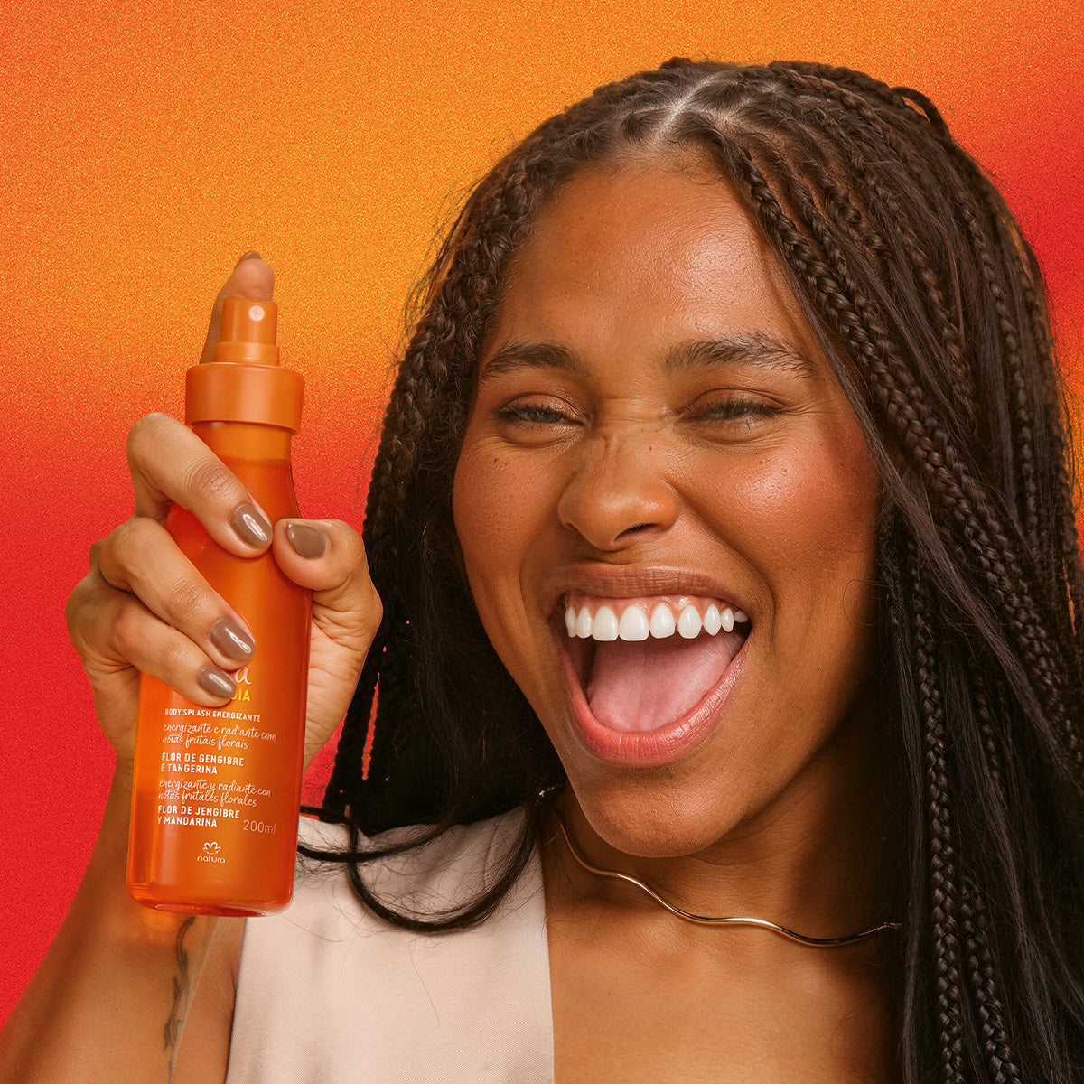 TODODIA - Flor de Gengibre e Tangerina Body Splash