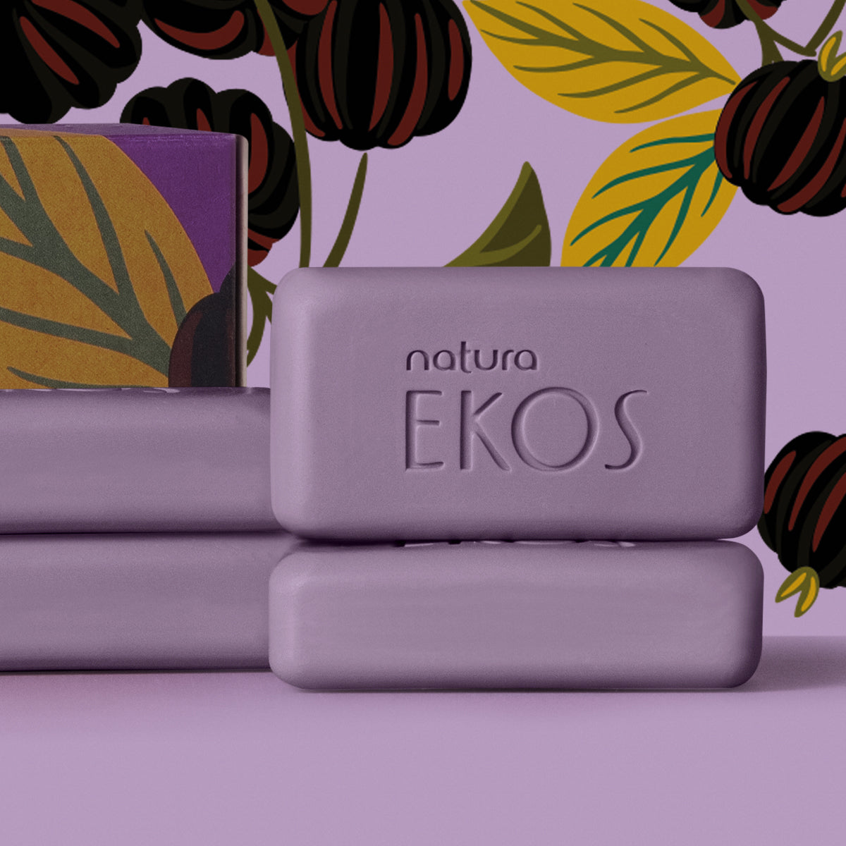 EKOS - Pitanga Black Bar Soap Gift Box