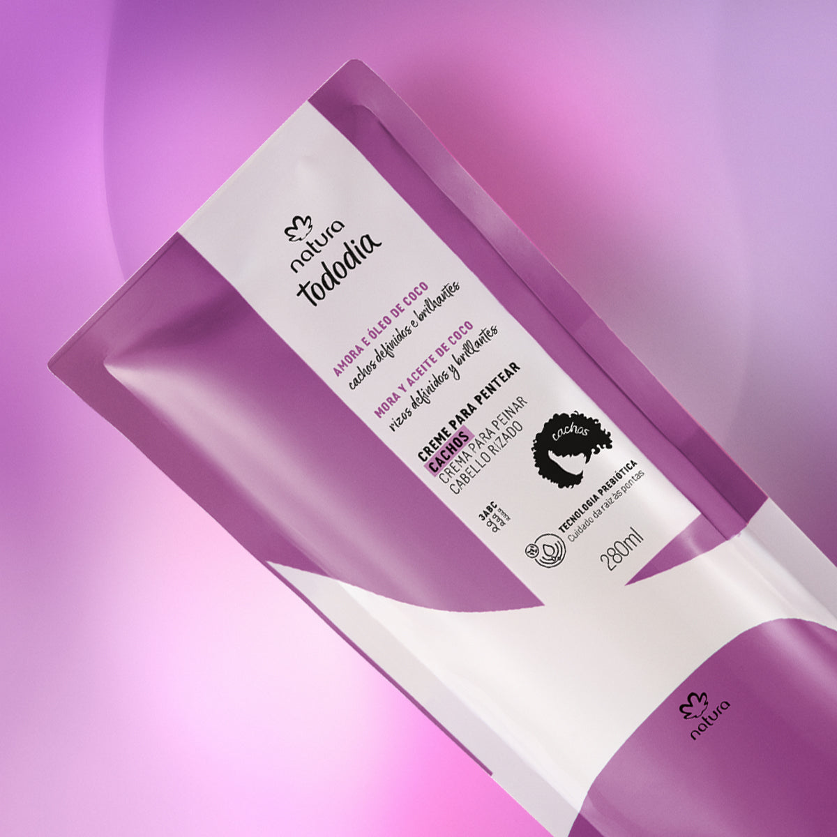TODODIA - Refill Cream for Combating Curls Blackberry and Coconut Oil