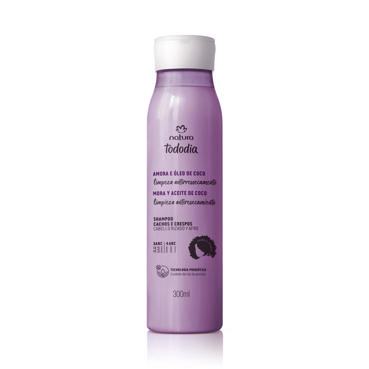 TODODIA - Curls and Kinky Hair Shampoo Blackberry and Coconut Oil