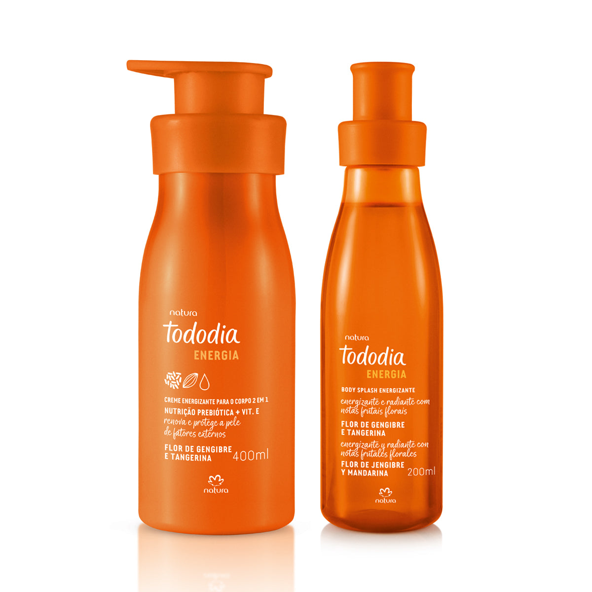 TODODIA- Energy Set Ginger Flower and Tangerine with Body Splash