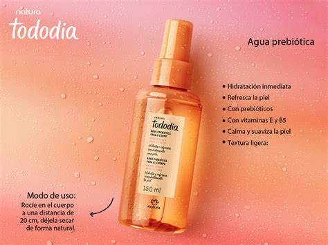 TODODIA - Prebiotic Body Water Pink Mango and Coconut water.