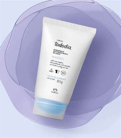 TODODIA - Leite de Algodão Antiperspirant Cream Deodorant 80g