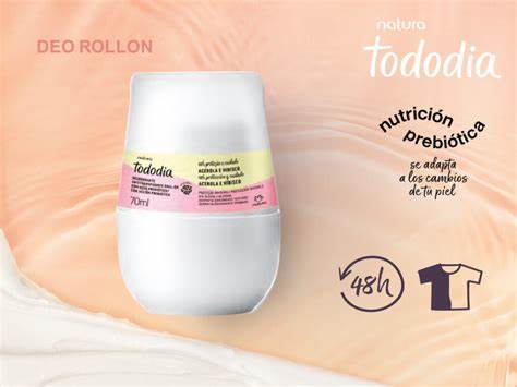 TODODIA- Roll-on Antiperspirant Deodorant Acerola & Hibiscus 70ml