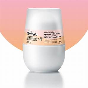 TODODIA- Roll-on Antiperspirant Deodorant Pink Mango and Coconut Water 70ml