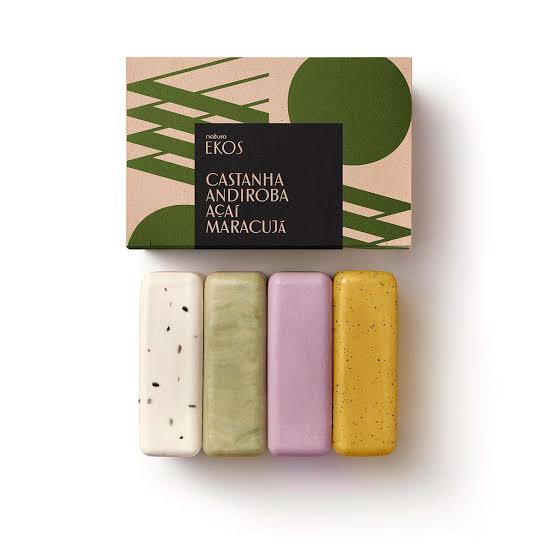 EKOS - Exfoliating & Creamy Soap Bar Chestnut - Andiroba - Açaí - Passion Fruit