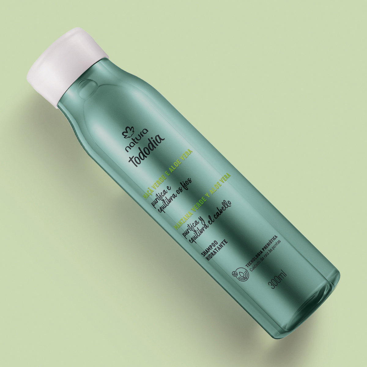 TODODIA - Shampoo Green Apple and Aloe Vera Moisturizing