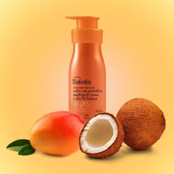 TODODIA - Nourishing Body Cream Manga Rosa e agua de coco.