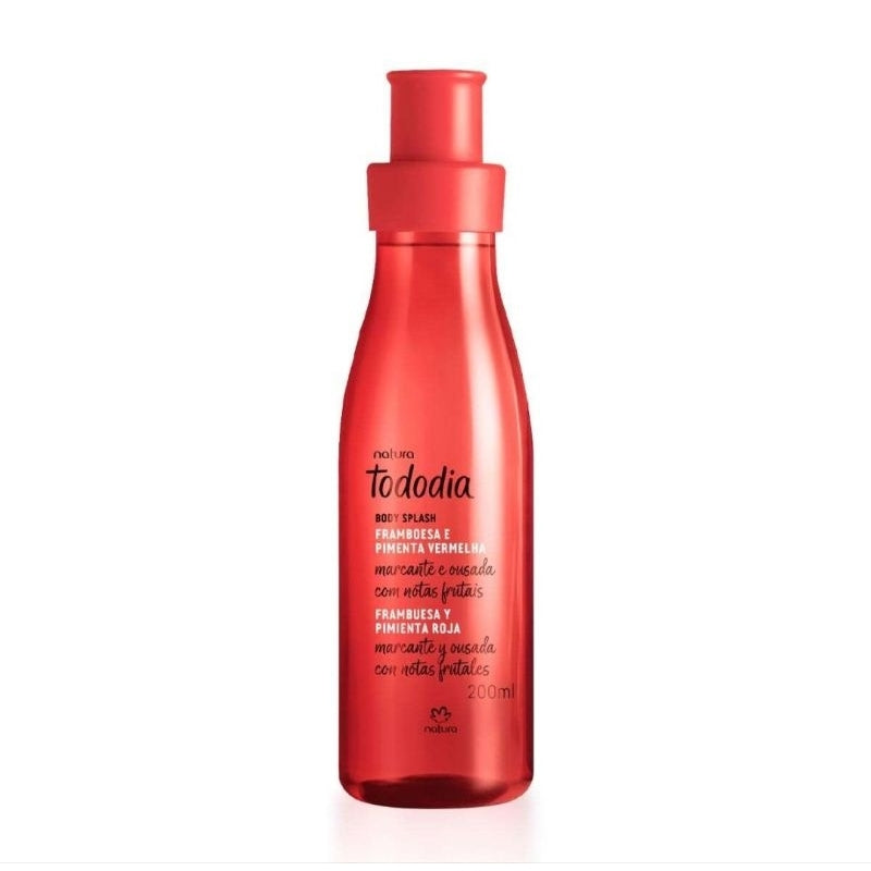 TODODIA - Body Splash Framboesa e Pimenta Vermelha