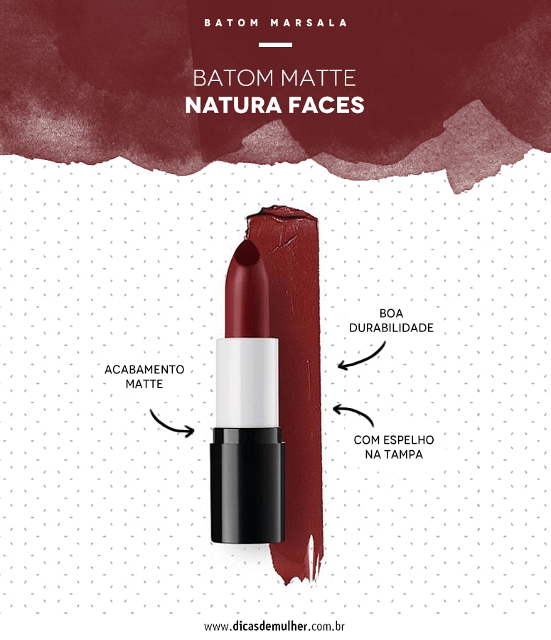 FACES Matte Lipstick Matte Marsala