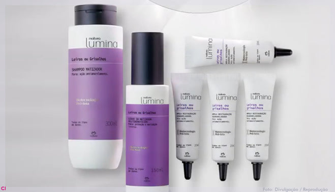 LUMINA - Hair Treatment Ampoule Blond & Gray hair.