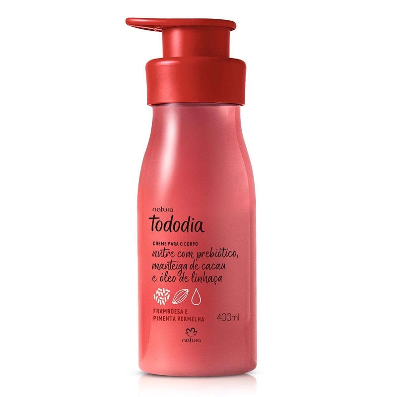 TODODIA - Nourishing Body Cream Framboesa e Pimenta Vermelha