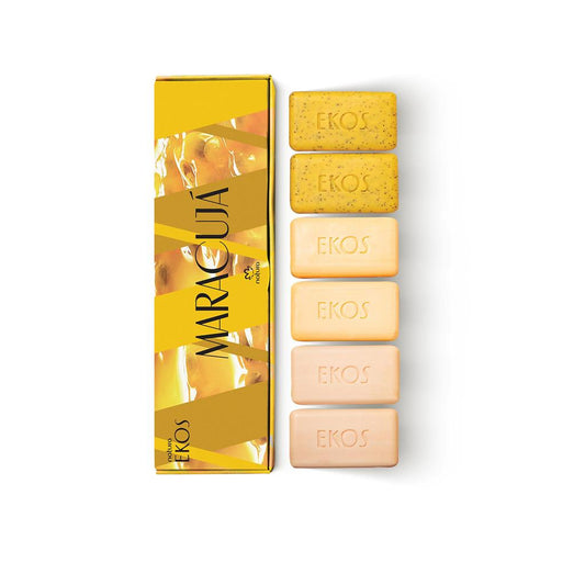 EKOS - Creamy & Exfoliating Bar Soap Set Passionfruit