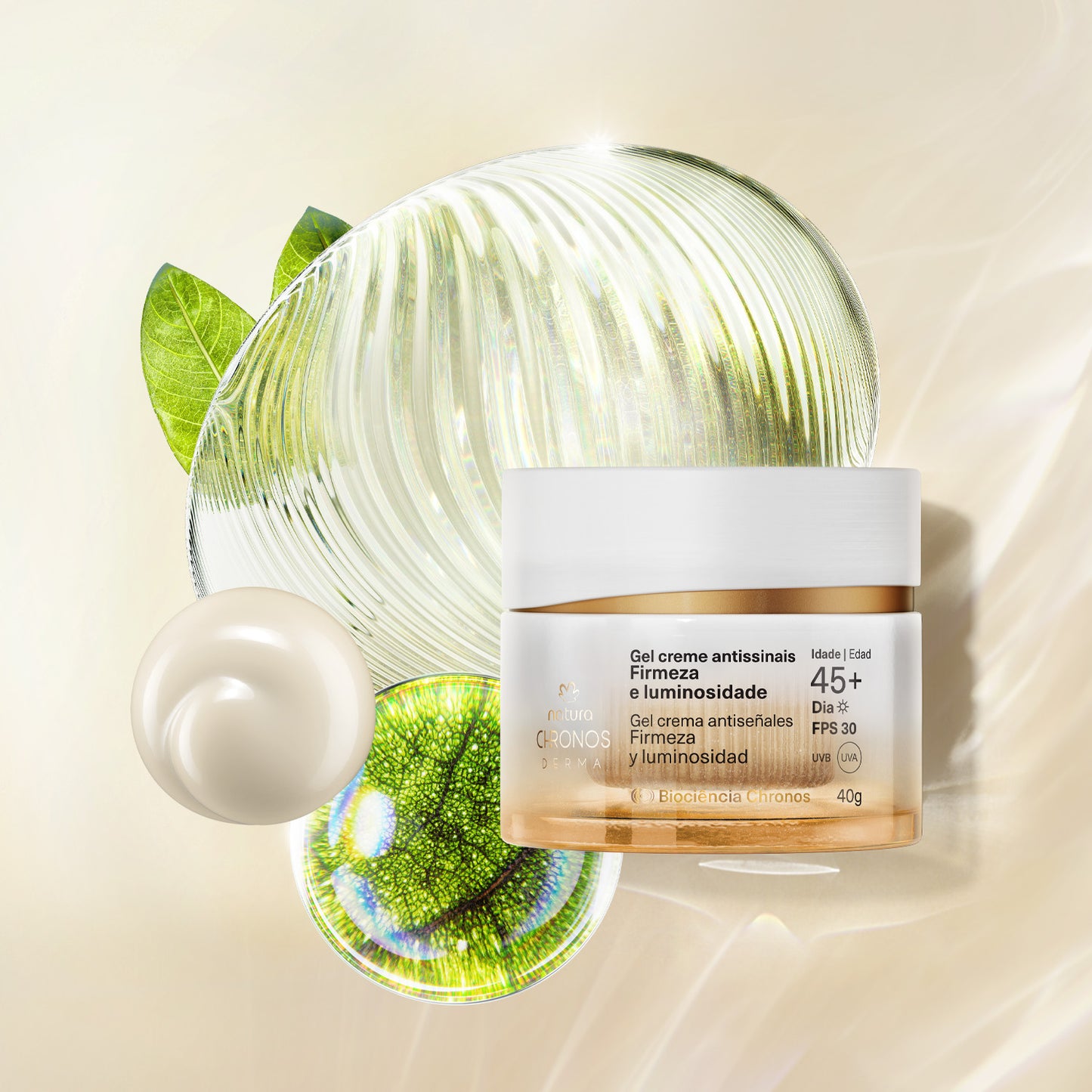 CHRONOS - Anti-Aging Firmness and Luminosity Gel Cream 45+DAY Chronos Derma