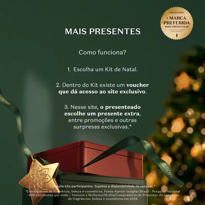 Boticário - Lily Satin Body Care Christmas Gift Set
