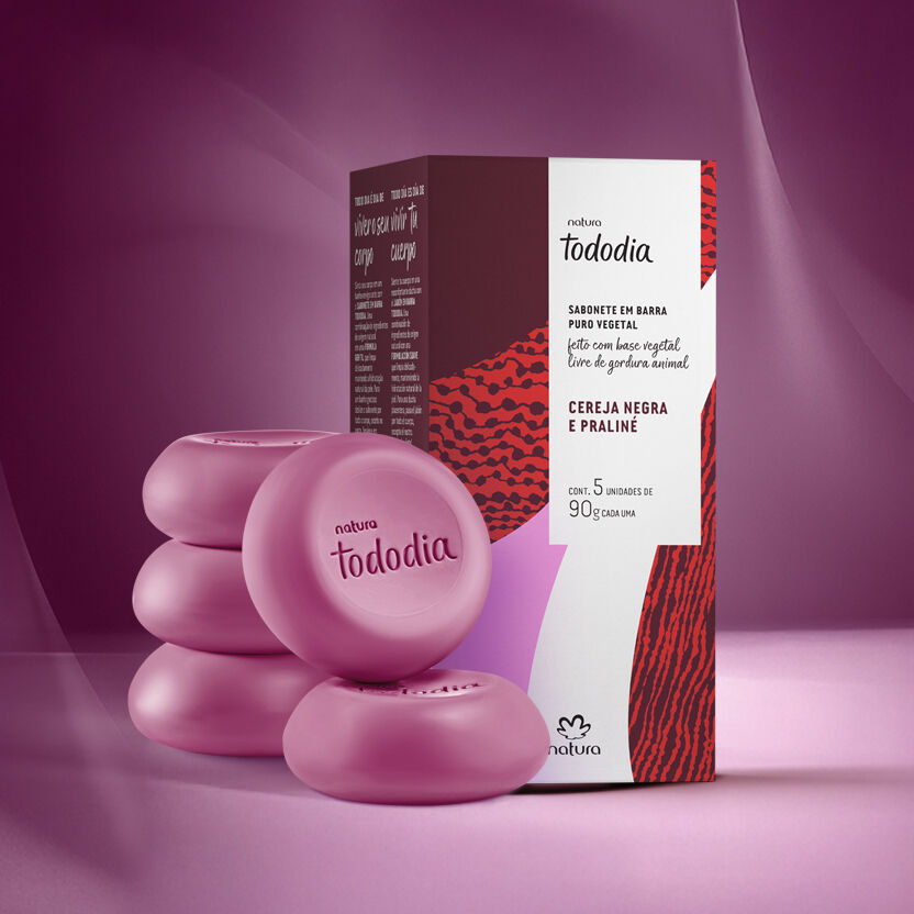 Tododia Black Cherry Bar Soap – Creamy Cleansing & Irresistible Fragrance