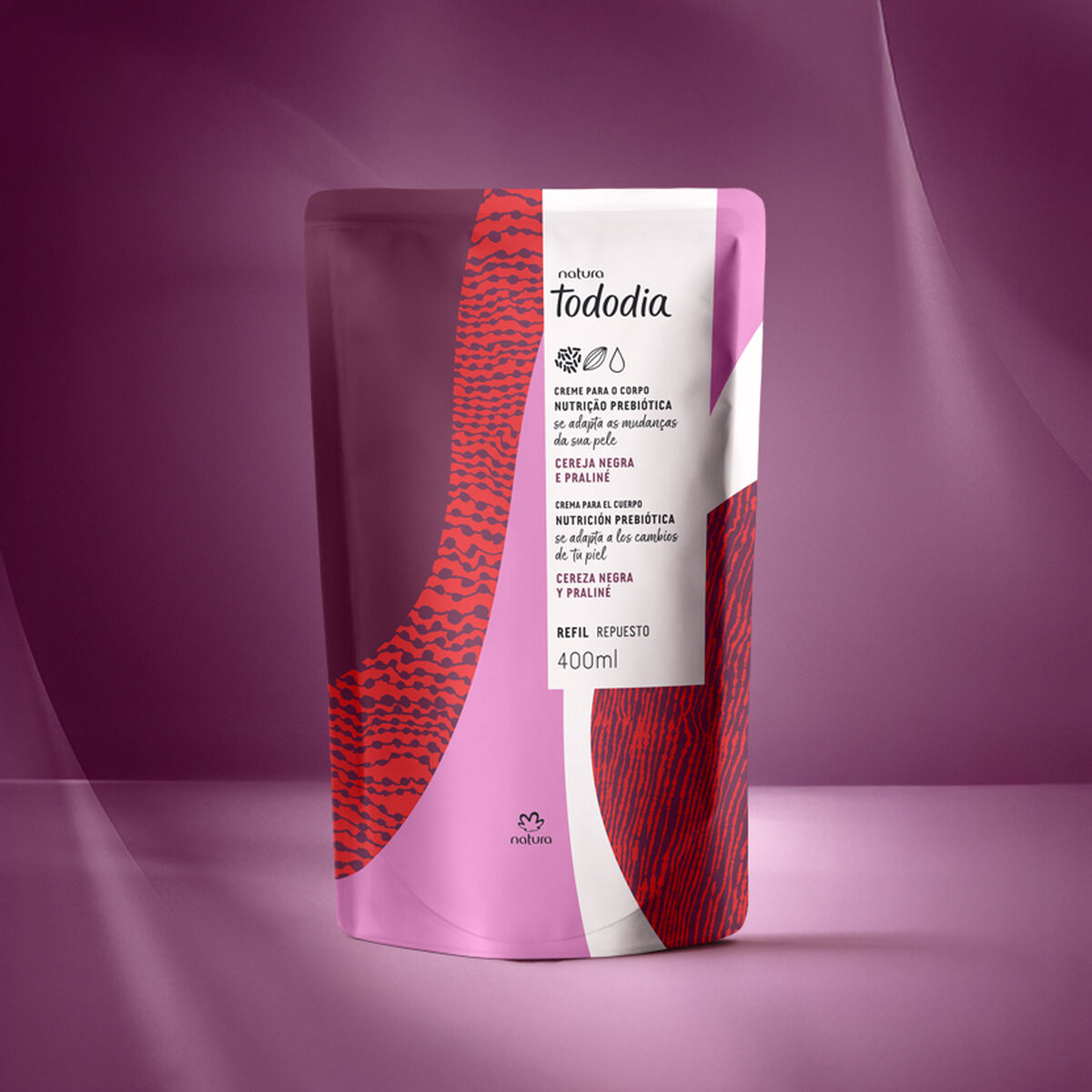 Tododia - Black Cherry & Praline Nourishing Body Lotion Refill 400ml