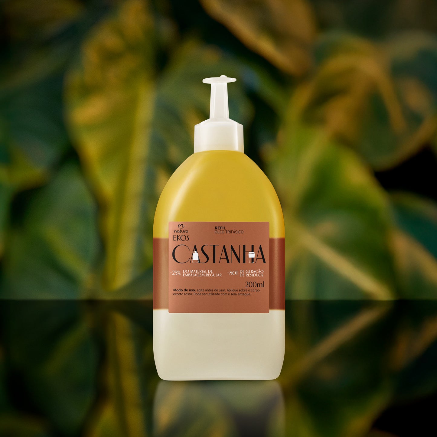 EKOS - Refill Castanha Triple Phase Shower Gel