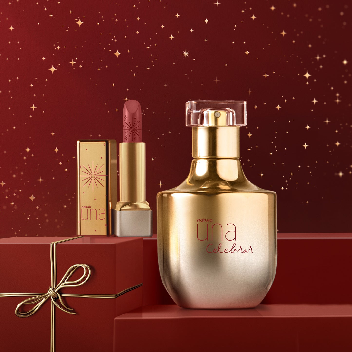 Natura Una Celebrar Gift with Nude Lipstick