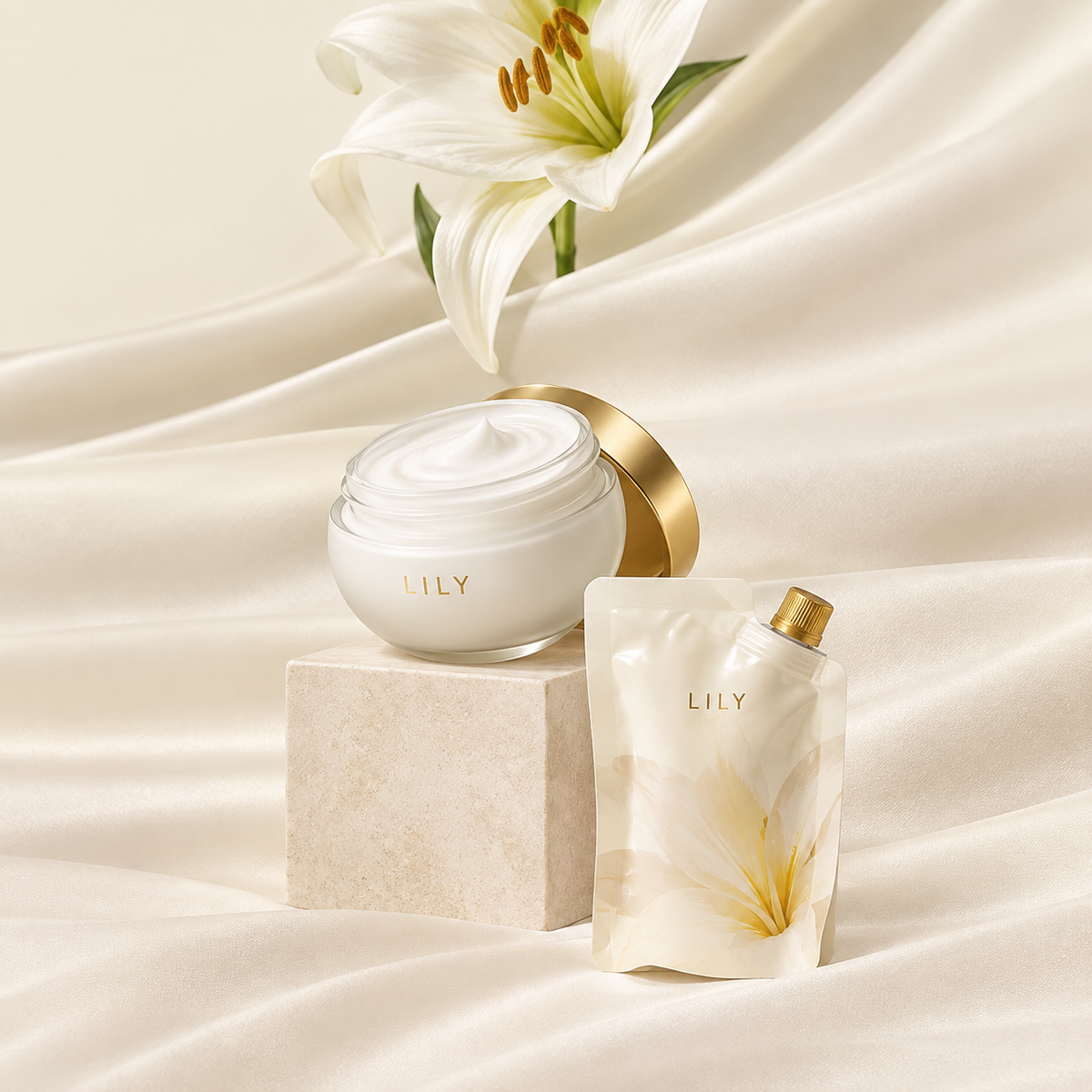 Boticário - Lily Satin Moisturizing Deodorant Body Cream Refill