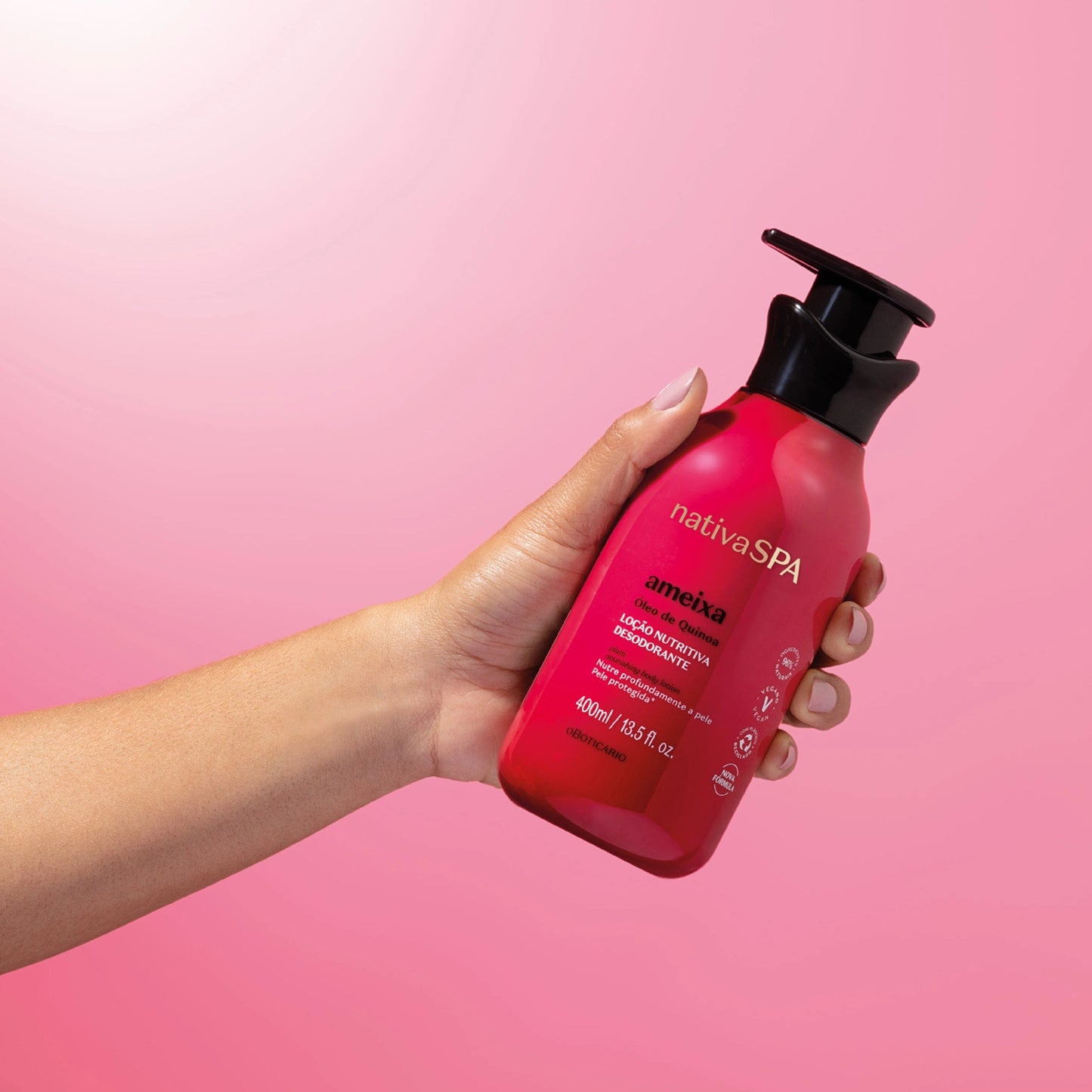 Boticário - Nativa SPA Plum 400ml Moisturizing Deodorant Body Lotion