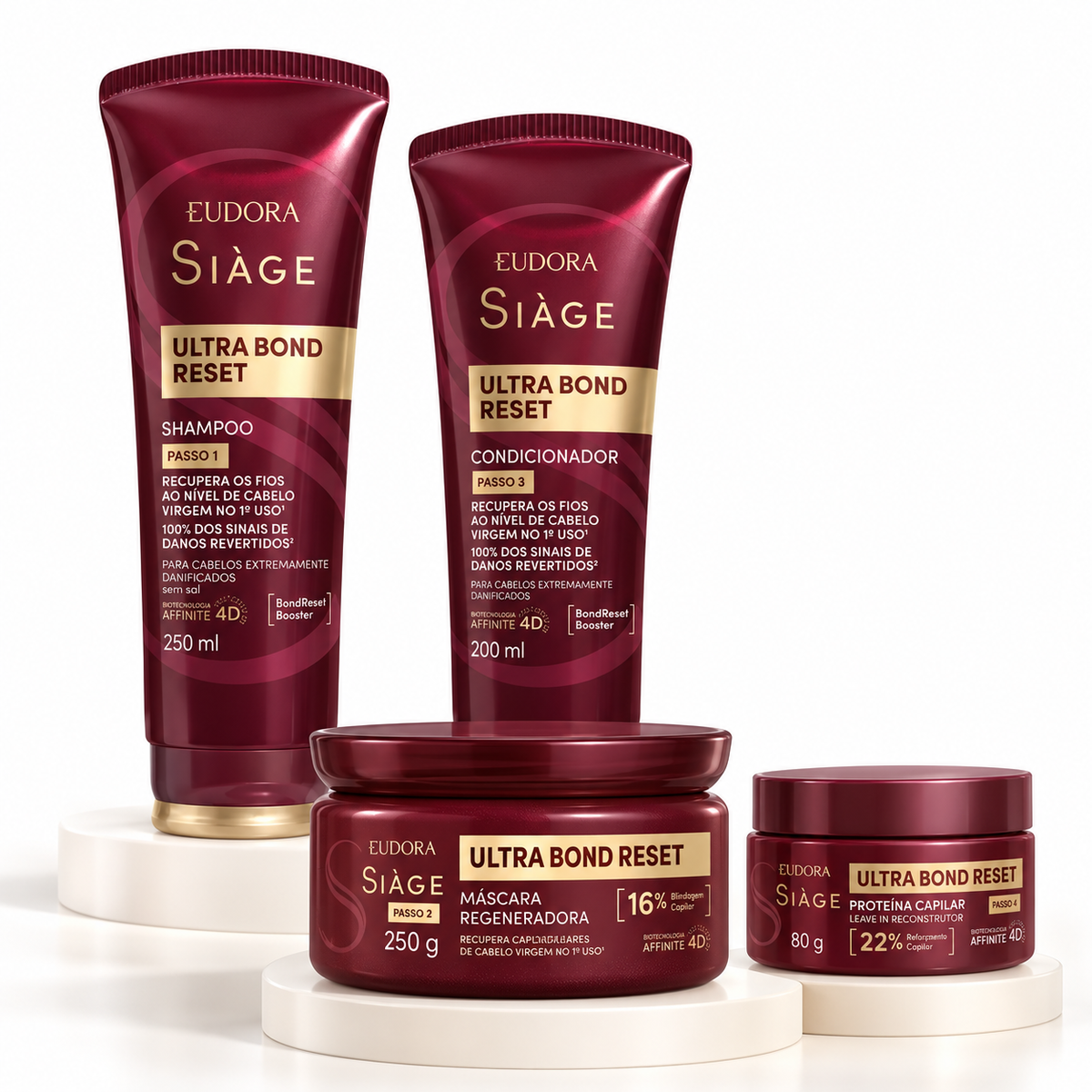 Eudora - Siàge Ultra Bond Reset Complete Hair Repair Set 4 Products