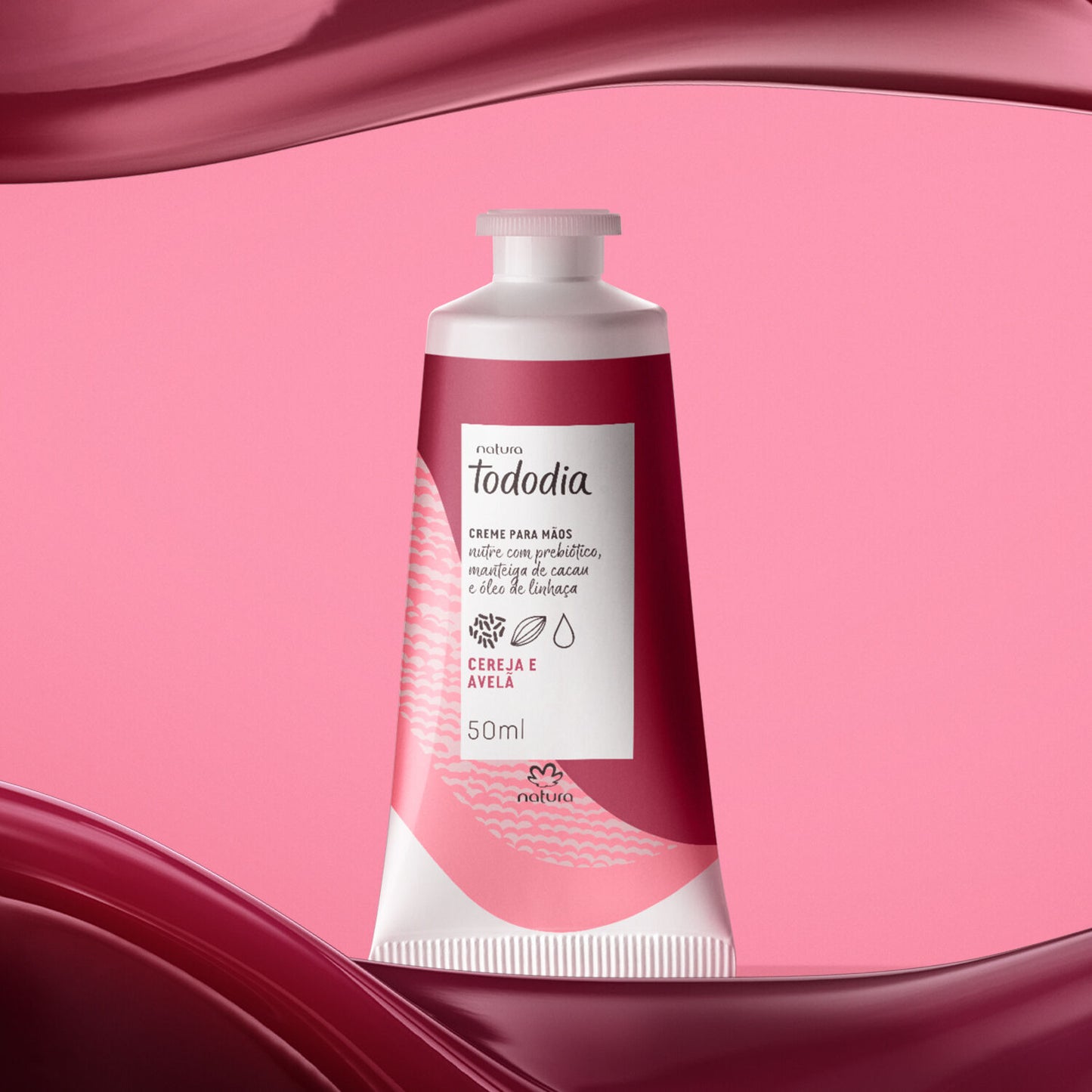 Tododia - Cherry & Hazelnut Nutritive Hand Cream – Softness & Daily Hydration