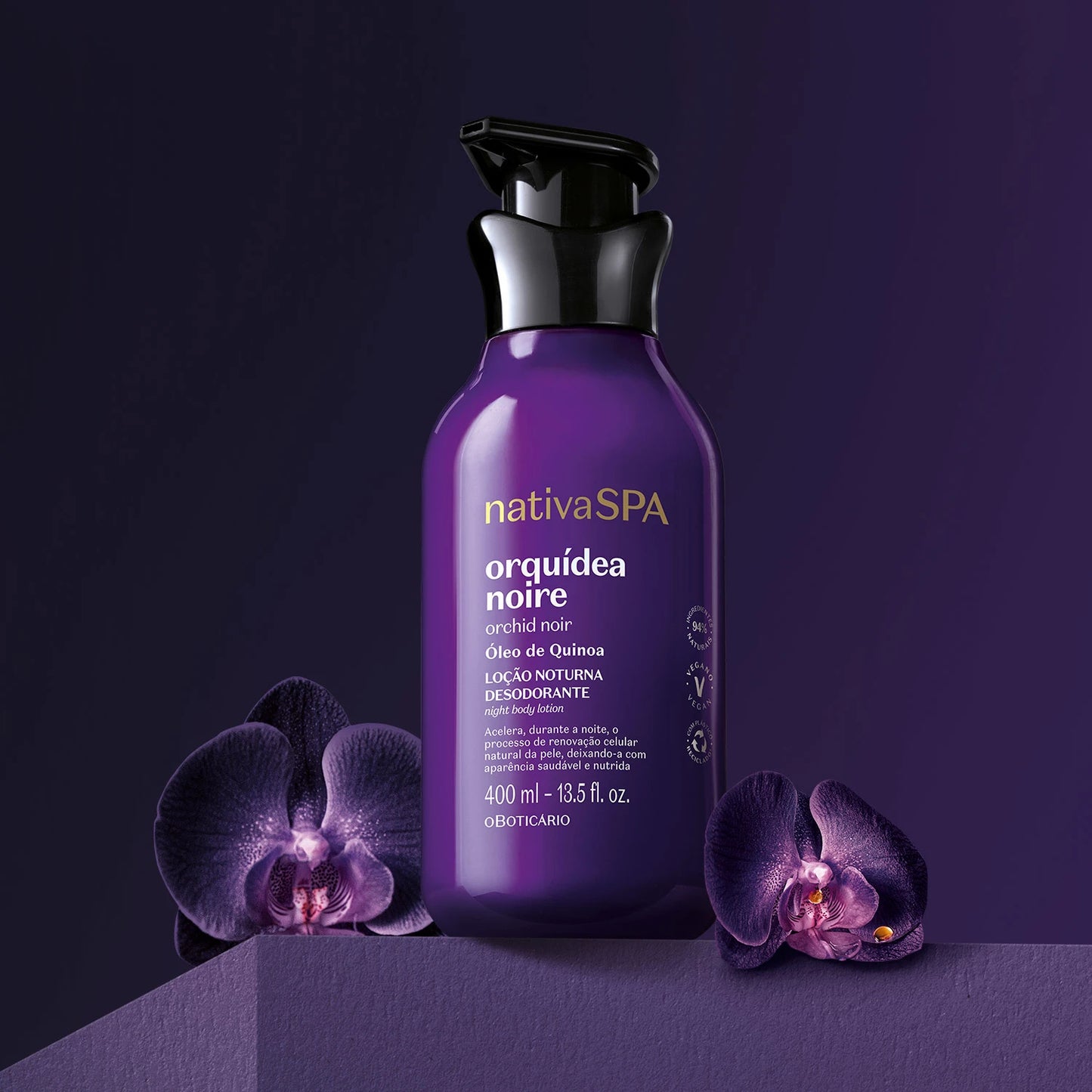 Boticário - Nativa SPA Orchid Noire Night Moisturizing Deodorant Body Lotion