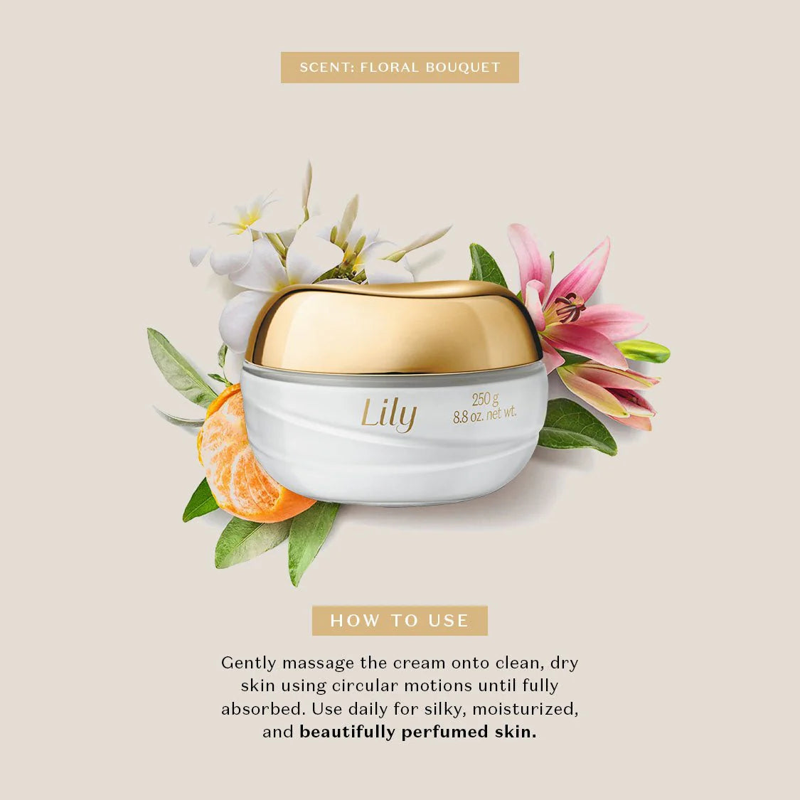 Boticário - Lily Satin Body Cream