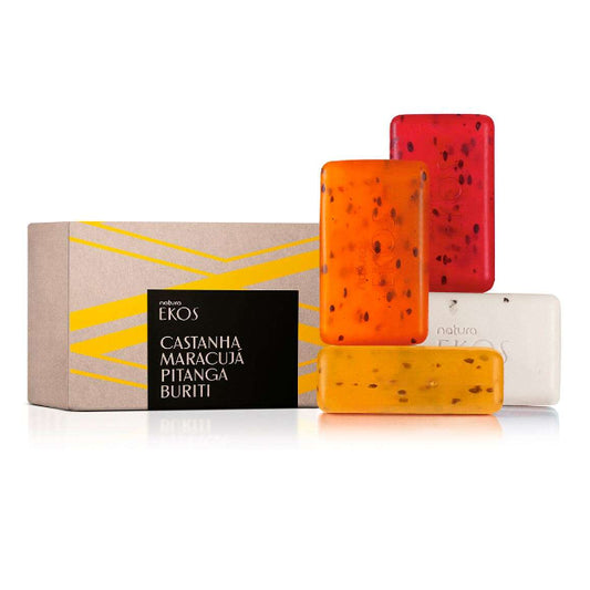 EKOS - Exfoliating Soap Bar Chestnut-Passionfruit-Pitanga- Moriche Palm