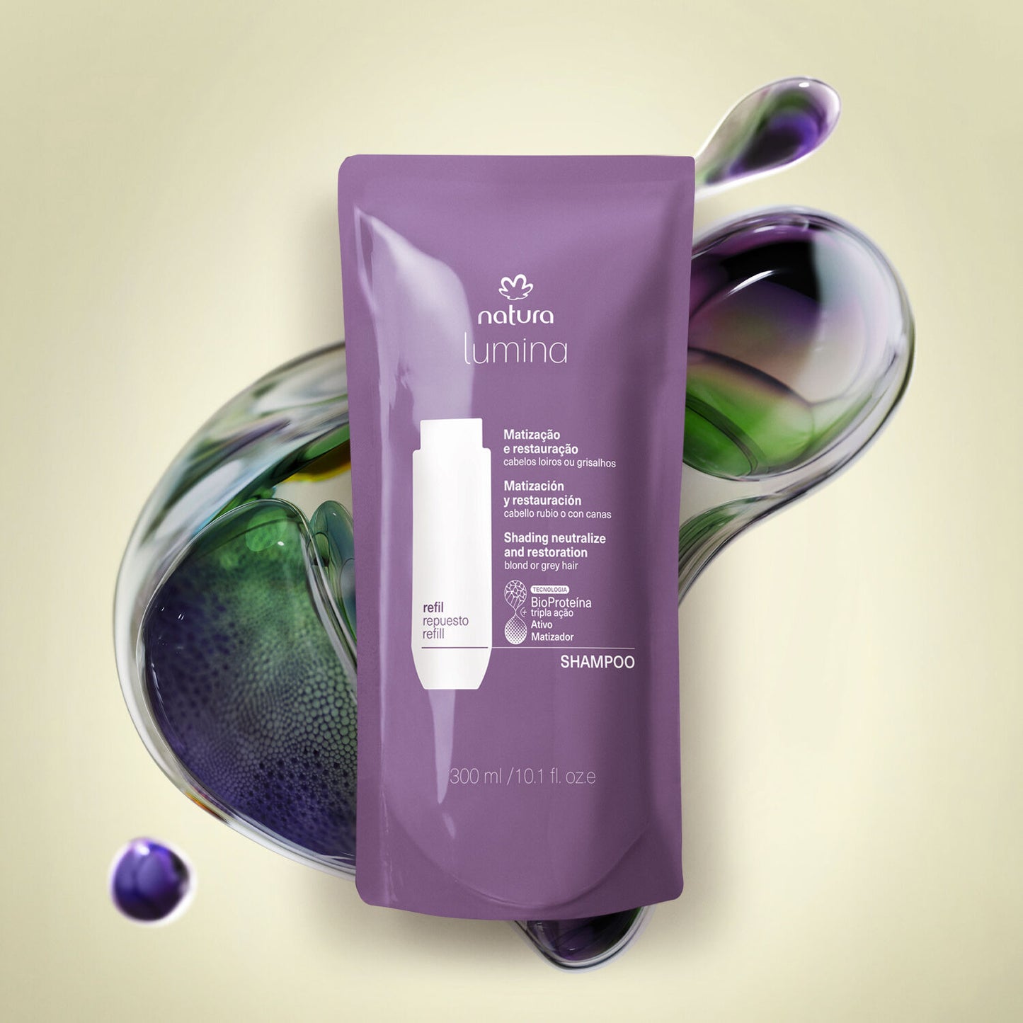 Lumina Toning Shampoo Refill for Toning & Restoration