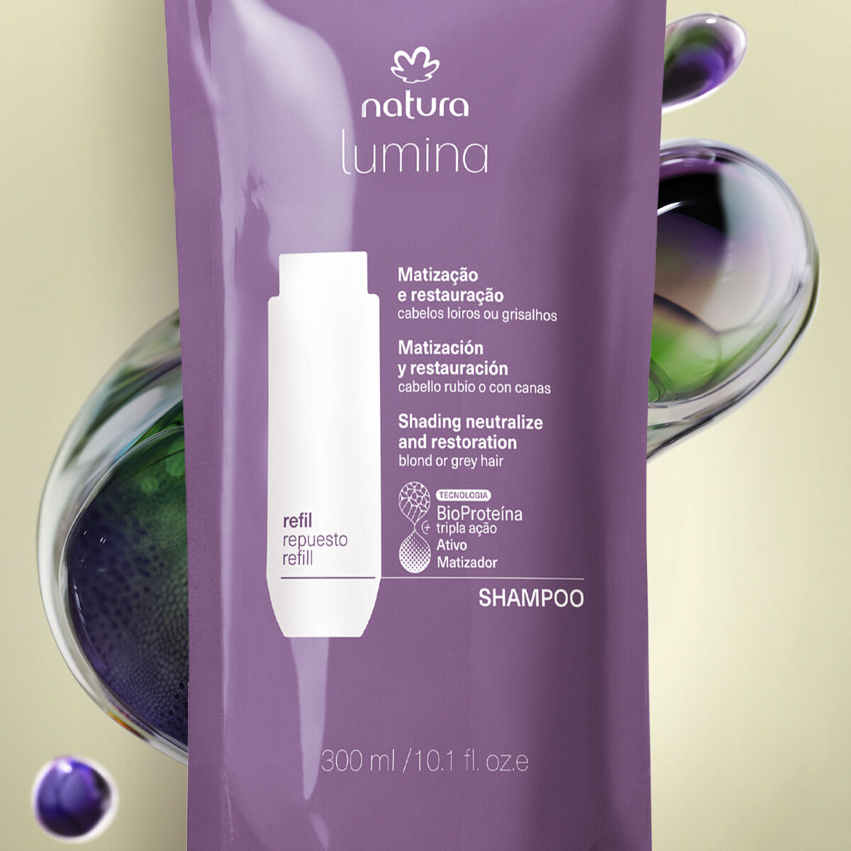 Lumina Toning Shampoo Refill for Toning & Restoration